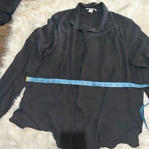 Black H&M Button Down Blouse